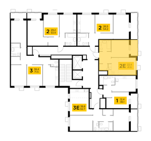 53 м², 2-комнатная квартира 7 600 000 ₽ - изображение 127