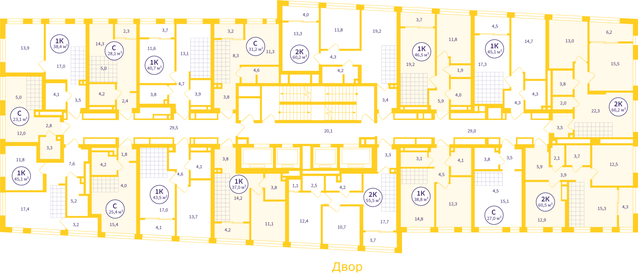 36,3 м², 1-комнатная квартира 5 400 000 ₽ - изображение 50