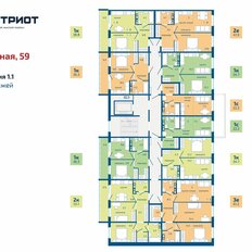 Квартира 61,2 м², 3-комнатная - изображение 3