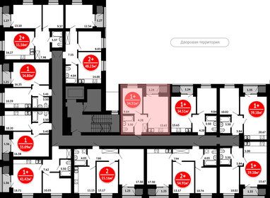 34,6 м², 1-комнатная квартира 5 193 000 ₽ - изображение 43