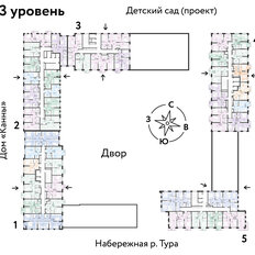 Квартира 56,5 м², 3-комнатная - изображение 2