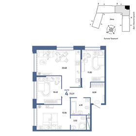 76,4 м², 4-комнатная квартира 8 590 000 ₽ - изображение 21
