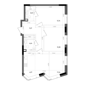 73,2 м², 3-комнатная квартира 15 902 960 ₽ - изображение 97