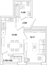 36,1 м², 1-комнатная квартира 8 674 325 ₽ - изображение 12