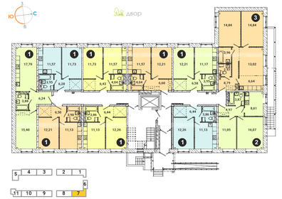 Квартира 33,7 м², 1-комнатная - изображение 2