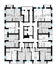 40,2 м², 1-комнатная квартира 4 060 096 ₽ - изображение 63