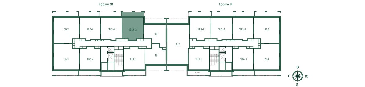 40,5 м², 1-комнатная квартира 9 338 775 ₽ - изображение 13