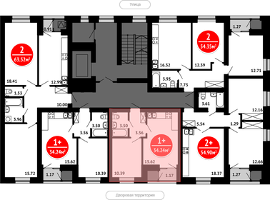 35,1 м², 1-комнатная квартира 4 982 780 ₽ - изображение 38