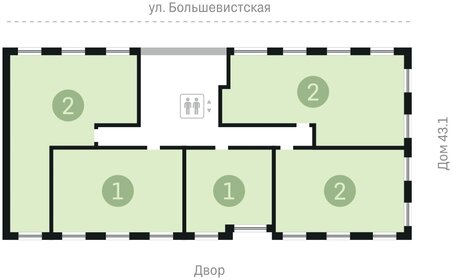 36,4 м², квартира-студия 7 450 000 ₽ - изображение 20