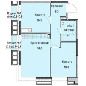 50,3 м², 2-комнатная квартира 7 500 000 ₽ - изображение 26