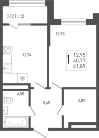 41,9 м², 1-комнатная квартира 5 738 930 ₽ - изображение 29