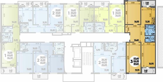 105 м², 3-комнатная квартира 16 070 000 ₽ - изображение 41