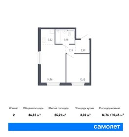 Квартира 31 м², 1-комнатная - изображение 1