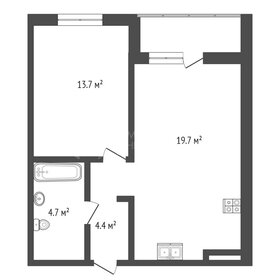 Квартира 42,5 м², 1-комнатная - изображение 1