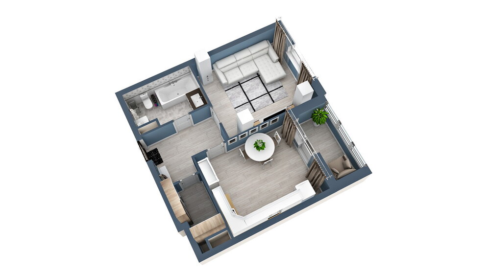 39,3 м², 1-комнатная квартира 4 424 197 ₽ - изображение 52