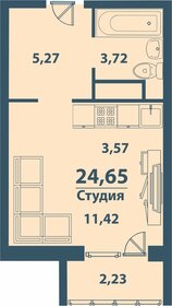 31,3 м², 1-комнатная квартира 2 500 000 ₽ - изображение 91