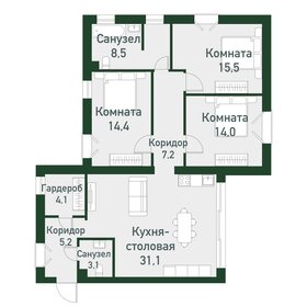 106,2 м², 3-комнатная квартира 13 275 000 ₽ - изображение 24