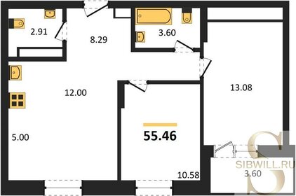 62,3 м², 2-комнатная квартира 8 050 000 ₽ - изображение 81