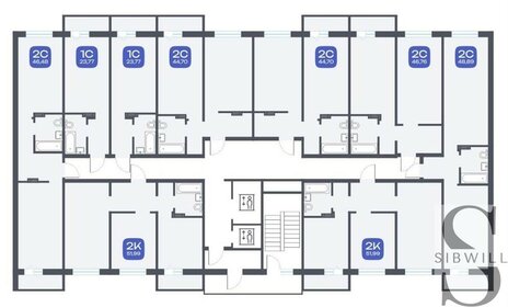 Квартира 52 м², 2-комнатная - изображение 2