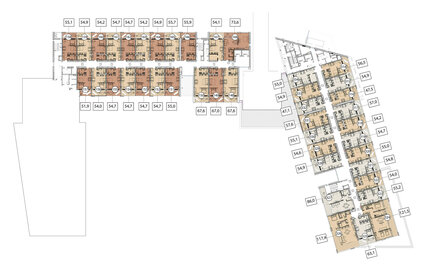 57 м², 1-комнатные апартаменты 74 100 000 ₽ - изображение 28