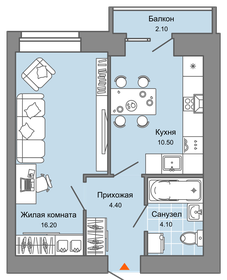 39 м², 2-комнатная квартира 6 201 560 ₽ - изображение 7