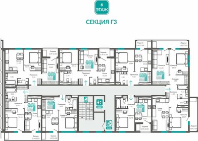 47,9 м², 2-комнатная квартира 7 035 000 ₽ - изображение 24