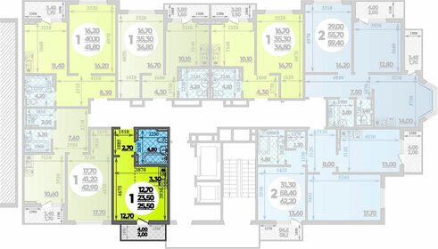 40 м², 1-комнатная квартира 4 200 000 ₽ - изображение 34