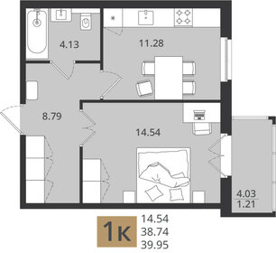 41,9 м², 2-комнатная квартира 4 400 000 ₽ - изображение 85