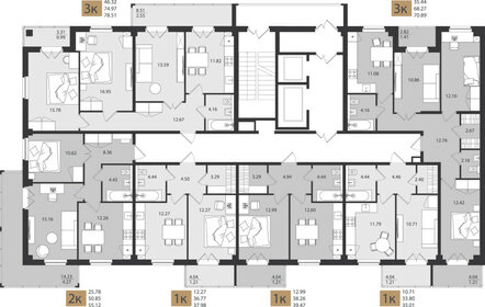 42,9 м², 2-комнатная квартира 4 100 000 ₽ - изображение 81