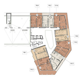 183,2 м², 3-комнатные апартаменты 366 400 000 ₽ - изображение 58