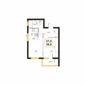 39,7 м², квартира-студия 5 768 410 ₽ - изображение 25