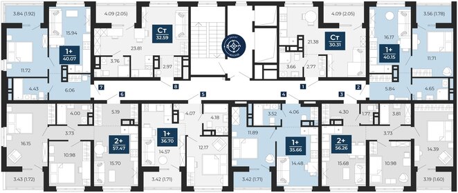 50 м², 2-комнатная квартира 5 950 000 ₽ - изображение 67