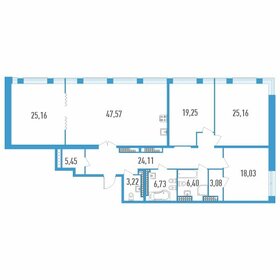 Квартира 184,2 м², 4-комнатная - изображение 1