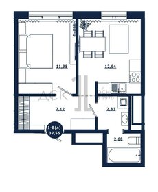 37,6 м², 1-комнатная квартира 5 900 000 ₽ - изображение 14