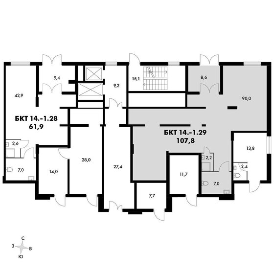 107,8 м², офис 20 198 600 ₽ - изображение 1