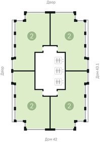 Квартира 157,2 м², 2-комнатная - изображение 2