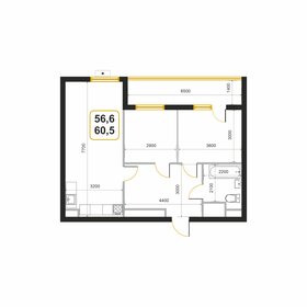 60,5 м², квартира-студия 8 197 750 ₽ - изображение 19