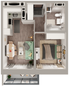 34,7 м², 1-комнатная квартира 6 526 772 ₽ - изображение 14