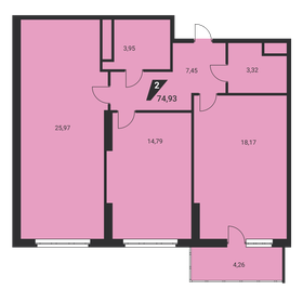 73,9 м², 2-комнатная квартира 10 823 921 ₽ - изображение 35