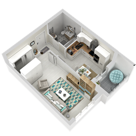 29,6 м², 1-комнатная квартира 3 199 000 ₽ - изображение 79