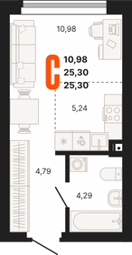 12 м², квартира-студия 1 580 000 ₽ - изображение 81