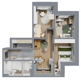 68 м², 3-комнатная квартира 11 500 000 ₽ - изображение 79