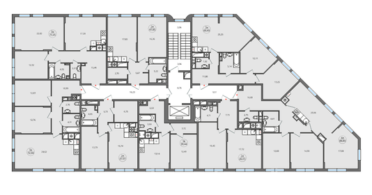 64,4 м², 3-комнатная квартира 7 110 000 ₽ - изображение 23