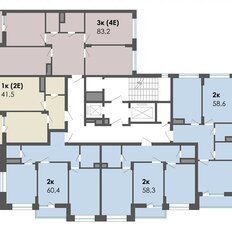 Квартира 58,6 м², 2-комнатная - изображение 4