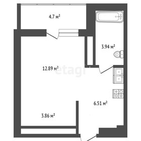 Квартира 27 м², студия - изображение 1