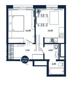 33,1 м², 1-комнатная квартира 4 350 000 ₽ - изображение 37