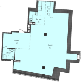 Квартира 117 м², студия - изображение 1