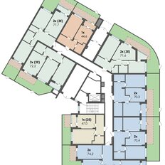 Квартира 71,6 м², 2-комнатная - изображение 4