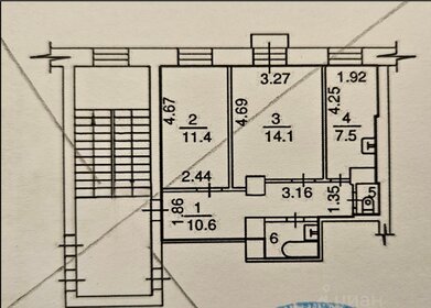 Квартира 49 м², 2-комнатная - изображение 3