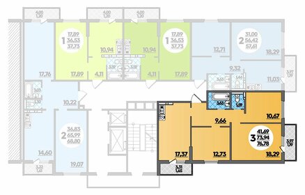 83 м², 3-комнатная квартира 6 300 000 ₽ - изображение 31